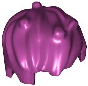 Plaatje in Gallery viewer laden, LEGO® los onderdeel Haar in kleur Magenta 44751