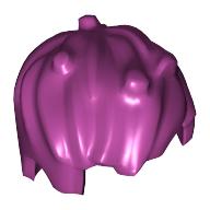 LEGO® los onderdeel Haar in kleur Magenta 44751