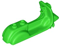 LEGO® los onderdeel Fiets & Motor in kleur Fel Groen 15396