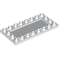 LEGO® los onderdeel Tegel Aangepast in kleur Wit 83496