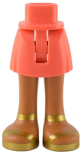 Plaatje in Gallery viewer laden, LEGO® los onderdeel Benen in kleur Koraal 35216ac00pb009