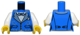 LEGO® los onderdeel Lijf met Motief Blauw 973pb5014c01