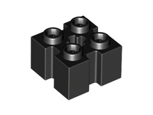 Plaatje in Gallery viewer laden, LEGO® los onderdeel Steen Aangepast in kleur Zwart 90258