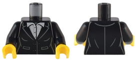 LEGO® los onderdeel Lijf met Motief Zwart 973pb4387c02