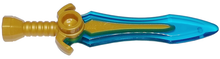 Plaatje in Gallery viewer laden, LEGO® los onderdeel Wapen in kleur Parel Goud 1996pb01