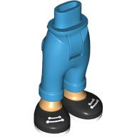 Plaatje in Gallery viewer laden, LEGO® los onderdeel Benen Donker Azuurblauw 100937c00pb001