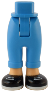 LEGO® los onderdeel Benen Donker Azuurblauw 100937c00pb001
