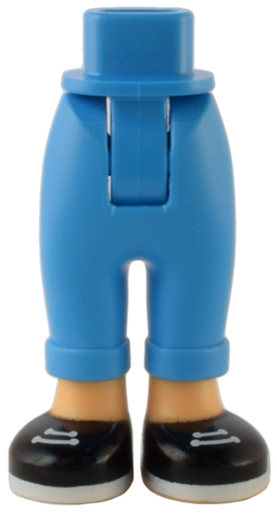 LEGO® los onderdeel Benen Donker Azuurblauw 100937c00pb001