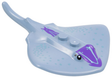 Plaatje in Gallery viewer laden, LEGO® los onderdeel Waterdier in kleur Zandblauw 67337pb03