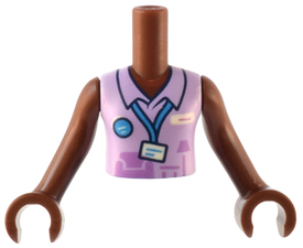 LEGO® los onderdeel Romp Roodachtig Bruin FTGpb387c01