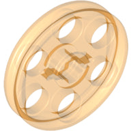 Plaatje in Gallery viewer laden, LEGO® los onderdeel Wiel in kleur Doorzichtig Oranje 4185