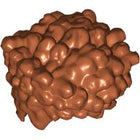 LEGO® los onderdeel Haar in kleur Donker Oranje 1685