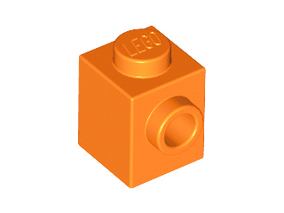 LEGO® los onderdeel Steen Aangepast in kleur Oranje 87087