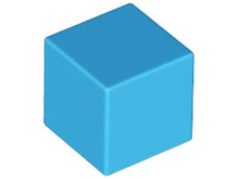 Plaatje in Gallery viewer laden, LEGO® los onderdeel Hoofd Aangepast Donker Azuurblauw 35530