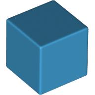 Plaatje in Gallery viewer laden, LEGO® los onderdeel Hoofd Aangepast Donker Azuurblauw 35530