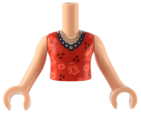 LEGO® los onderdeel Romp in kleur Lichte Noga FTGpb383c01