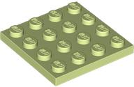 Plaatje in Gallery viewer laden, LEGO® los onderdeel Plaat Algemeen Geelachtig Groen 3031