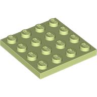 Plaatje in Gallery viewer laden, LEGO® los onderdeel Plaat Algemeen Geelachtig Groen 3031
