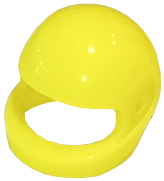 LEGO® los onderdeel Hoofddeksels in kleur Neon geel 2446
