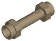 LEGO® los onderdeel Wapen in kleur Donker Geelbruin 66909