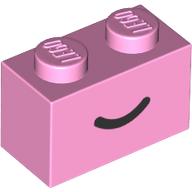 LEGO® los onderdeel Steen met Motief Fel Roze 3004pb302
