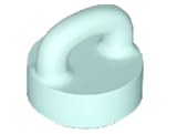 LEGO® los onderdeel Tegel Rond in kleur Licht Aqua 77813