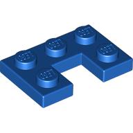 LEGO® los onderdeel Plaat Aangepast in kleur Blauw 73831