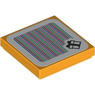 LEGO® Tegel met Motief Helder Licht Oranje 3068pb2152