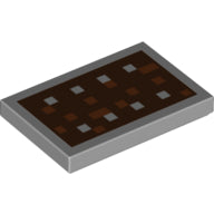Plaatje in Gallery viewer laden, LEGO® Tegel met Motief Licht Blauwachtig Grijs 26603pb008