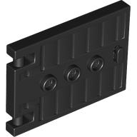 LEGO® los onderdeel Deur in kleur Zwart 93096