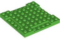 LEGO® los onderdeel Steen Aangepast in kleur Fel Groen 2628