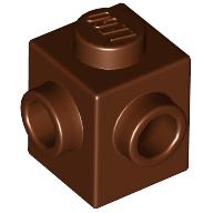 LEGO® los onderdeel Steen Aangepast Roodachtig Bruin 26604
