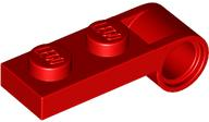 Plaatje in Gallery viewer laden, LEGO® los onderdeel Plaat Aangepast in kleur Rood 3172