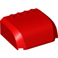 LEGO® los onderdeel Voorruit in kleur Rood 61484