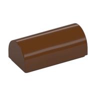 Plaatje in Gallery viewer laden, LEGO® los onderdeel Dakpan Gebogen Roodachtig Bruin 3563