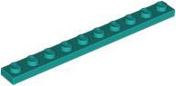 LEGO® los onderdeel Plaat Algemeen Donker Turkoois 4477