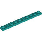 LEGO® los onderdeel Plaat Algemeen Donker Turkoois 4477