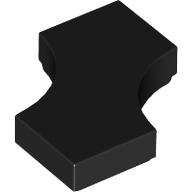 LEGO® los onderdeel Tegel Aangepast in kleur Zwart 3396