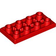Plaatje in Gallery viewer laden, LEGO® los onderdeel Tegel Aangepast in kleur Rood 3395