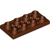 LEGO® los onderdeel Tegel Aangepast Roodachtig Bruin 3395