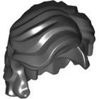 LEGO® los onderdeel Haar in kleur Zwart 35494