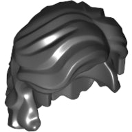 LEGO® los onderdeel Haar in kleur Zwart 35494