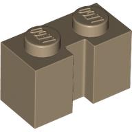 Plaatje in Gallery viewer laden, LEGO® los onderdeel Steen Aangepast Donker Geelbruin 4216