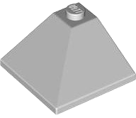 LEGO® onderdeel Dakpan Algemeen Licht Blauwachtig Grijs 3675