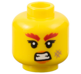 LEGO® los onderdeel Hoofd in kleur Geel 3626pb3380
