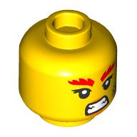 LEGO® los onderdeel Hoofd in kleur Geel 3626pb3380