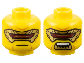 LEGO® los onderdeel Hoofd in kleur Geel 28621pb0083