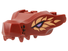 Plaatje in Gallery viewer laden, LEGO® Dier Onderdelen met Motief Donkerrood 72362pb07