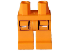 Plaatje in Gallery viewer laden, LEGO® los onderdeel Benen met Motief Oranje 970c00pb1512