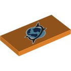 LEGO® los onderdeel Tegel met Motief Oranje 87079pb1292